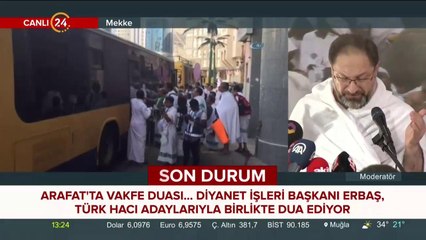 Arafat'ta vakfe duası