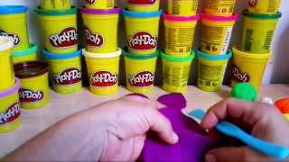 Play Doh How to make Butterfly with modelling clay Creative for children|Como hacer maripo