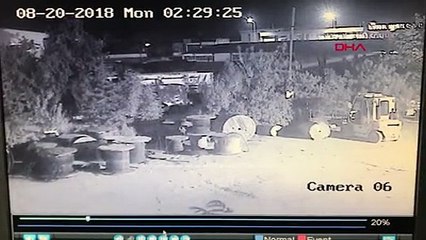 Bakır kabloları çalarken yakalandılar