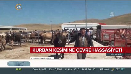Kurban kesiminde çevre hassasiyeti