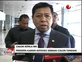 Presiden Ajukan Sutiyoso Sebagai Calon Tunggal Kepala BIN