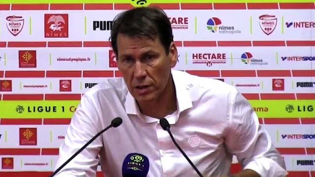 La conférence de presse de Rudi Garcia après la défaite à Nîmes (3-1)