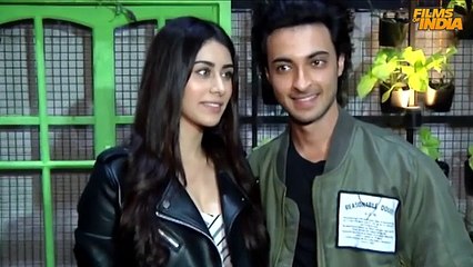 Aayush Sharma & Warina Hussain Promoting their Film Loveratri