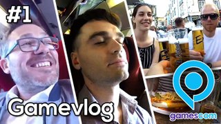 GameVlog Gamescom 2018 #1 : Ceux qui aiment les saucisses et la bière prendront le train