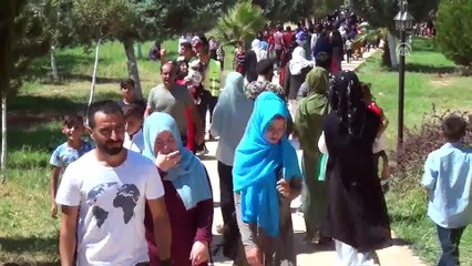 Eyyüp Nebi'de bayram yoğunluğu - ŞANLIURFA