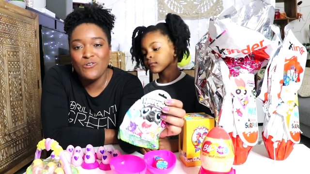 CHASSE AUX OEUFS DE PÂQUES 2018 Chocolats ,Hatchimals ,Kinder Maxi surprise , Blo Sens