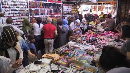 Çarşı ve pazarda bayram yoğunluğu - ŞANLIURFA