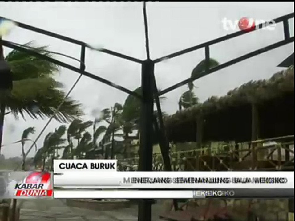 Badai Tropis Blanca Kategori 4 Menerjang Meksiko