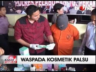 Penyelundupan Kosmetik Palsu dari China Digagalkan Polisi