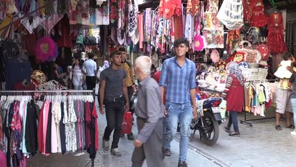 Çarşı ve pazarda bayram yoğunluğu - KİLİS