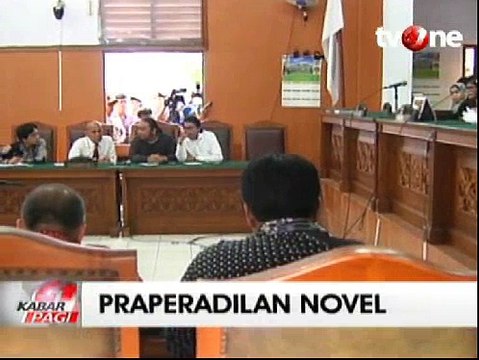 Hakim Tolak Gugatan Praperadilan Novel Baswedan