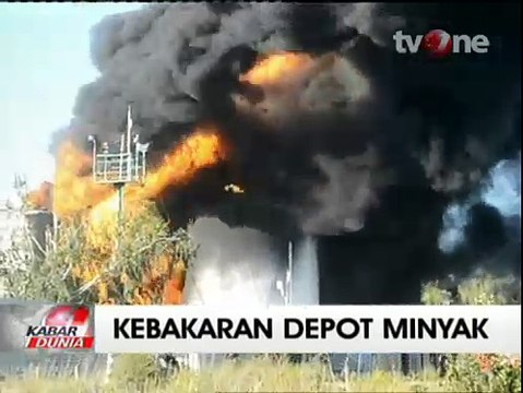 Depot Bahan Bakar Meledak, Seorang Petugas Pemadam Kebakaran Tewas