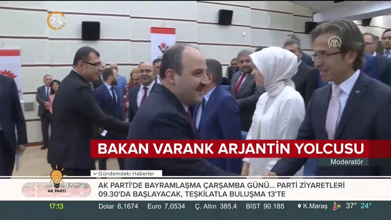 Bakan Varank Arjantin yolcusu