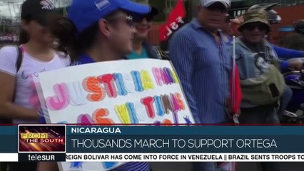 Demonstrations in Support of Nicaraguan President Daniel Ortega