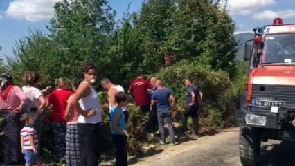 Yenice’de bahçe yangını