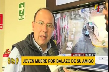 Surquillo: joven muere presuntamente por jugar con arma de fuego junto a sus amigos