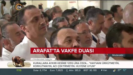 Arafat'ta vakfe duası