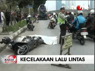 Pengendara Motor Tewas Terlindas Truk di Jalan Casablanca