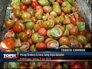 Tradisi Cambok Digelar di Purbalingga