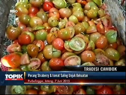 Tradisi Cambok Digelar di Purbalingga