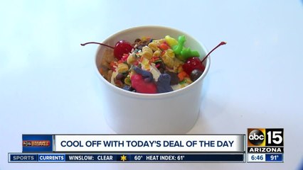 Get half off a cool treat at Razzleberriez!