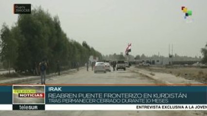 Reabre gobierno iraquí puente que conecta la región del kurdistán