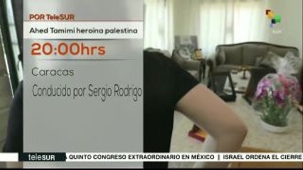 Ese domingo 19-A teleSUR presenta entrevista con Ahed Tamimi