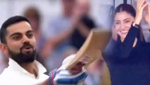 India Vs England 3rd Test: Virat Kohli Blows Kiss to Anushka Sharma after Smashing century |वनइंडिया