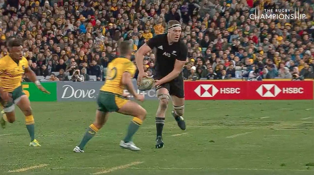 Brock Retallick marque en réalisant un magnifique geste technique
