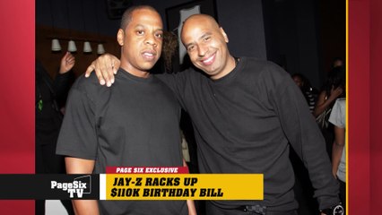 EXCLUSIVE: Jay-Z spent more on one night out for @RocNation exec Juan "OG" Perez's birthday than most people make in one year! All the details of Hova's huge bar tab on today's #PageSixTV! @S_C_