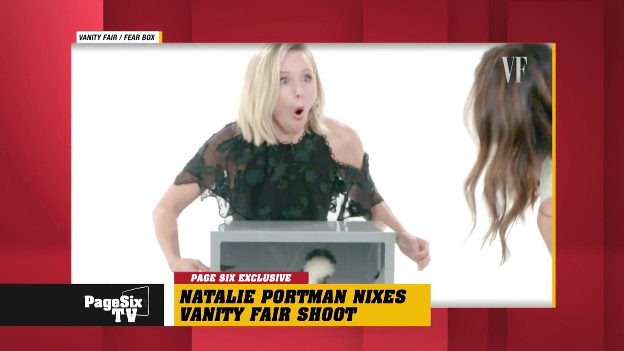 EXCLUSIVE: #NataliePortman was supposed to appear on #VanityFair's #FearBox. But we're afraid that appearance may never be seen. Why? @CarlosGreer has the details on #PageSixTV! #Annihilation