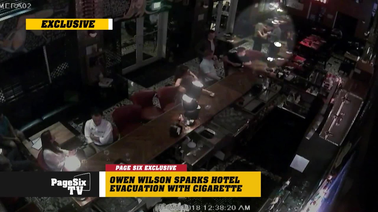 EXCLUSIVE: #OwenWilson sparked a panic at a South Beach hotel when he and a mystery woman blazed up a cigarette and set off the smoke detector. The entire place had to be evacuated! #PageSixTV's got the scoop on the #ButterscotchStallion's fiery fling.