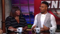 Former #NFL running back @RashadJennings speaks with #PageSixTV's @BevySmith about the @Kaepernick7 controversy. Plus, the former #DWTS champ takes Bevy for a spin on the dance floor!