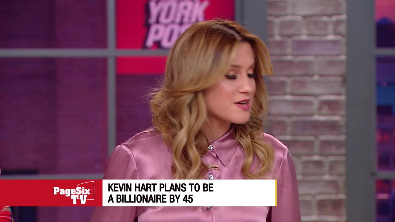 Everyone's got #LifeGoals, including @KevinHart4real. The on-fire comedian says he plans on being a billionaire by the time he's 45. Is he on track? Our #PageSixTV insiders run the numbers.