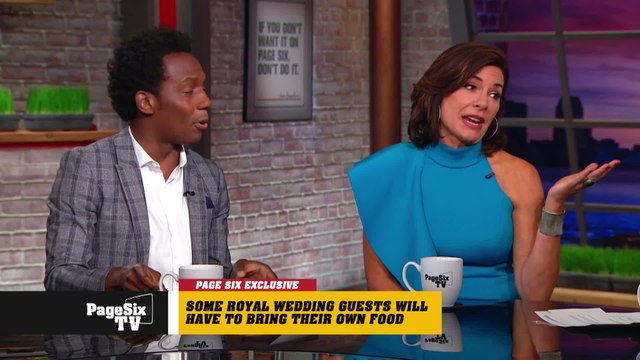 EXCLUSIVE: Some #RoyalWedding guests may be left with a case of the monarch munchies because they have to bring their own food! What celebratory snacks would you bring? #PageSixTV