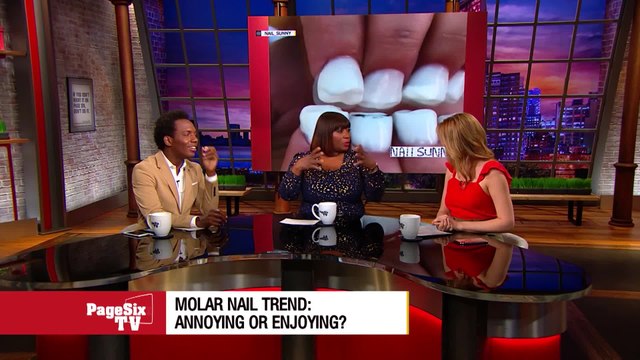 There are those who need to stop biting their nails, and those who need to stop their nails from biting! #PageSixTV examines the latest trend molar nails! What do you think? Annoying or Enjoying?