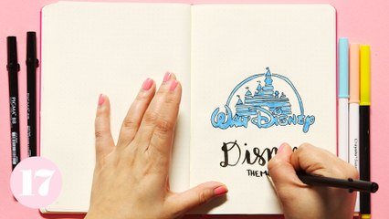 Set Up Your Monthly Bullet Journal With A Disney Theme | Plan With Me