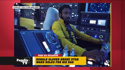 .@DonaldGlover had to lie to his friends and family about being cast in #SoloAStarWarsStory! But, he did tell one person. Who was the #Solo soul he leaked to when he Lando'd the big role? Find out on #PageSixTV!