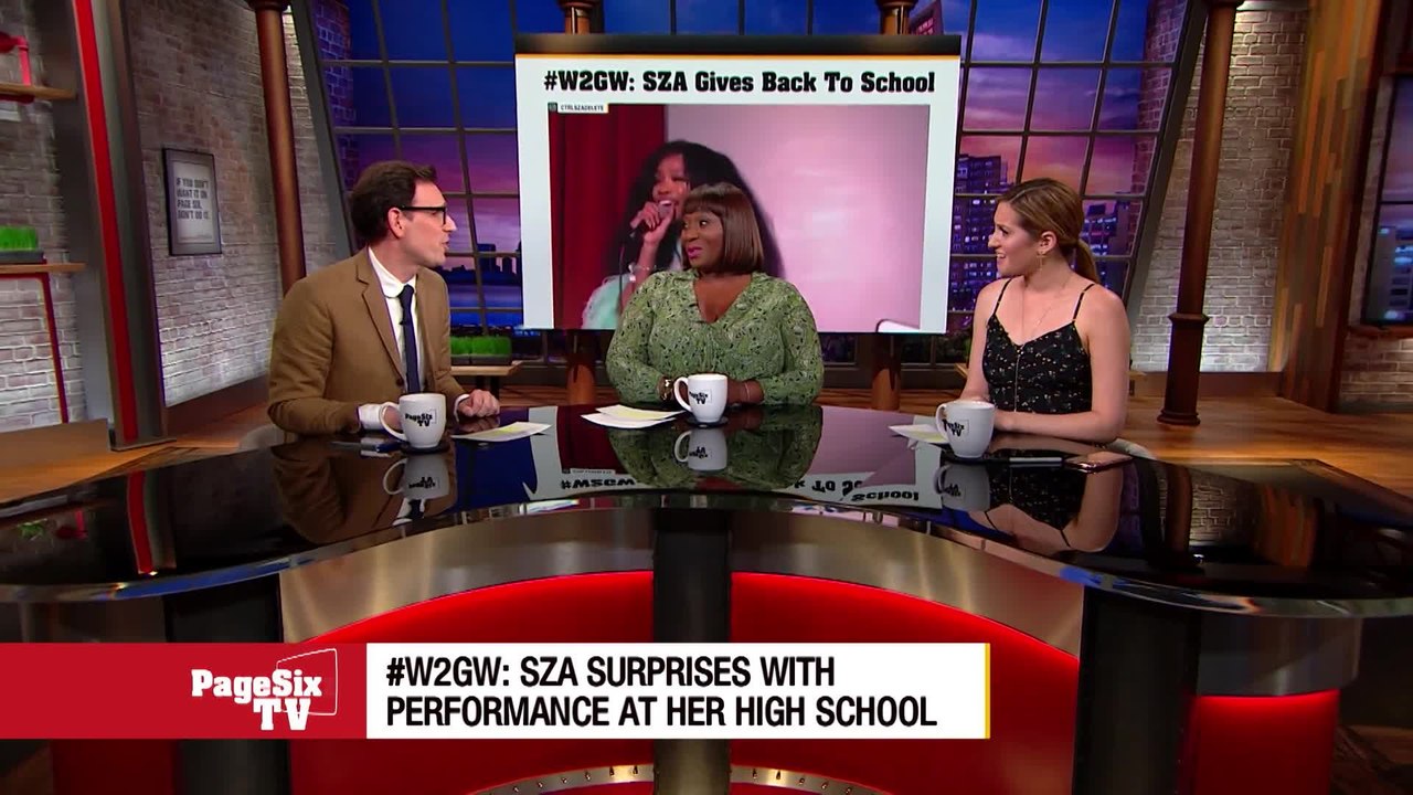 .@SZA performed at her high school! @GreenDay, @JuddApatow and more raise awareness for #SavingCarter and much more! It's #WayToGoWednesday on #PageSixTV! #W2GW