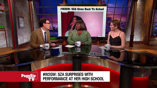 .@SZA performed at her high school! @GreenDay, @JuddApatow and more raise awareness for #SavingCarter and much more! It's #WayToGoWednesday on #PageSixTV! #W2GW