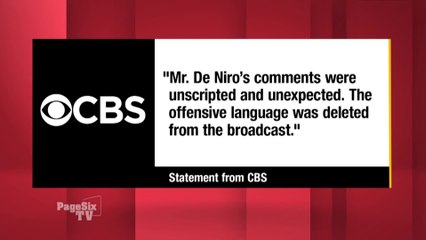 There was no question who Robert De Niro was talkin' to in his expletive shout out at the #TonyAwards! #PageSixTV's got the fallout from the f-bombs!