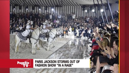 Was animal cruelty the reason @ParisJackson rage quit a fashion show? #PageSixTV's got the scoop!