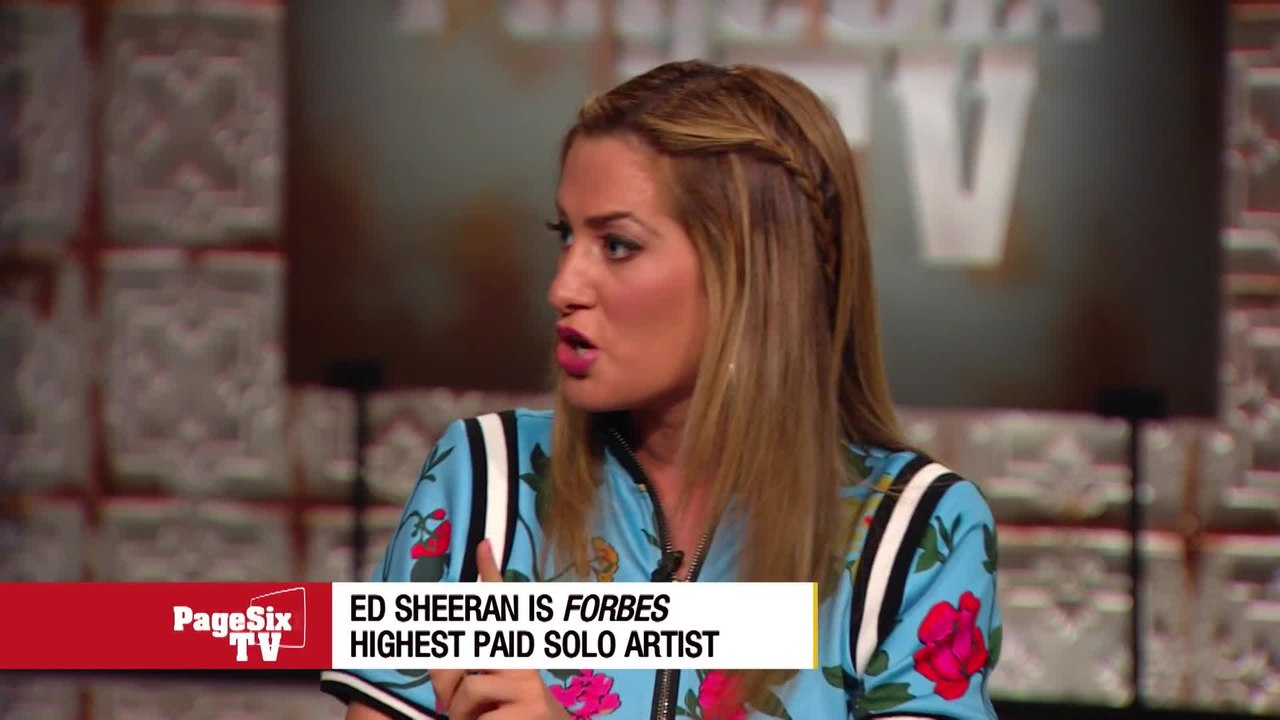 Hope you can shake it off @TaylorSwift13… @EdSheeran now occupies the blank space at number one on #Forbes' list of highest paid solo artists! #PageSixTV