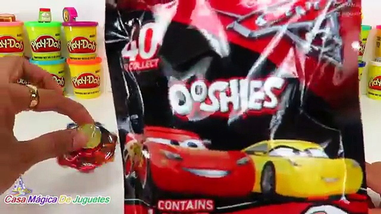 Huevo Sorpresa Gigante de Rayo McQueen de Cars 3 de Plastilina Play Doh Lightning McQueen