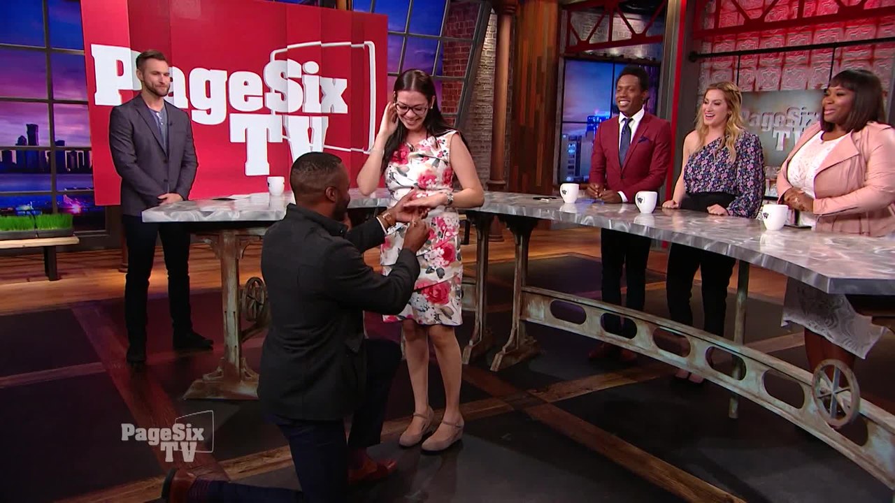 We propose that you say "I do" to watching this heartwarming surprise! One of our audience members pops the question on our show! Love is in the air on #PageSixTV!
