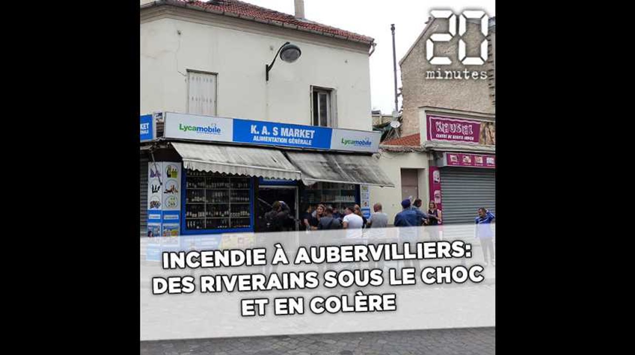 Incendie à Aubervilliers: Les riverains sous le choc et en colère