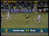 24 February 1996: Cambridge United 2 Bury 4 (League)