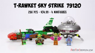 TMNT T RAWKET Sky Strike 79120 Lego Teenage Mutant Ninja Turtles Animated Building Review