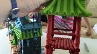 Imaginext Samurai Castle Playset Unboxing & Playtime Review Plus How to Connect Tower to C