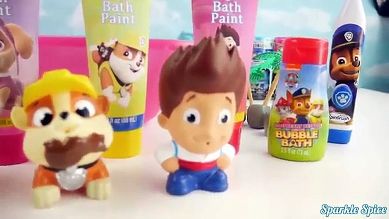 Paw Patrol Skye learns colors with fruits
